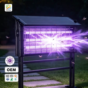 Commercial Outdoor Mosquito Killer Lamp High Power UV Electric Bug Zapper Waterproof Insect Trap for Public Areas