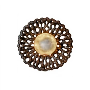 Luxury Elura Teak Wood LED Wall Lamp Modern Decorative Style for Home Interior Bedroom Living Room Hotel