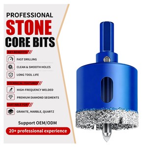Diamond Coated Drill Bit, 20mm-68mm With Built-in Guide Hole Opener, High-quality Tool
