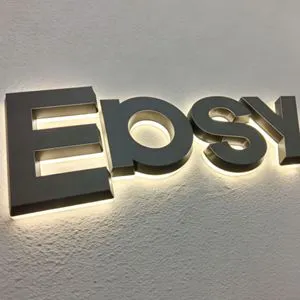 LED Logo Letters Sign Commercial Advertising Light with Glowing Channel Letters Multi Colors for Office & Shops