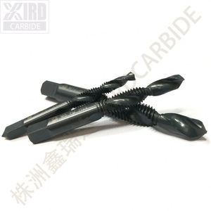 High Speed Steel Countersink Combination Drill and Taps with Four Horns Twist Drill Bit Wear Resistance