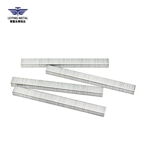 Galvanized Steel Fixing Hog Ring Fastener Edge Clip Staple Nail with Smooth Shank for Upholstery 1010F 1008F Series