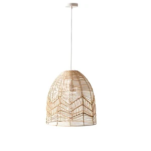 Sustainable Rattan Pendant Light, Eco Living Lighting Fixture, Rattan Lampshade For Home Decoration From Vietnam