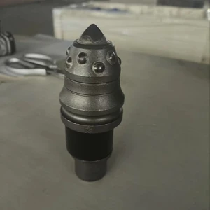 TECHGONG Carbide Tipped Bullet Bit Holder Rotary Digging Teeth Earth Auger for 6-200 Ton Excavators with 1 Year Warranty