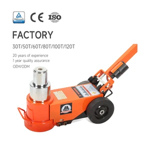 Eco Friendly Heavy Duty 80 Ton 100 Ton Hydraulic Jack Machine Pneumatic air Jack for Truck
