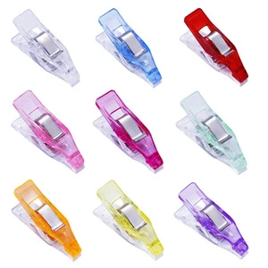 Ebay Hot Sale 27mm Wonder Clip DIY Cloth Plastic Binding Wonder Quilt Sewing Binder Fabric Clips