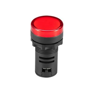 Position Indicator 22mm Raised Round 220V AC Non-waterproof Plastic Small Indicator Lights Signal Lamp