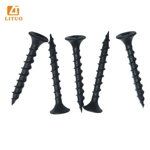 Tianjin Manufacturer C1002A Steel Gypsum Screw Black Phosphated Drywall Screw