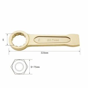 Best-Selling Al-Cu Striking Box Wrench for Fasteners Complying with German-style Featuring Stronger Operational Adaptability