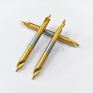 Extended High Speed Steel Tin Coated Center Drill