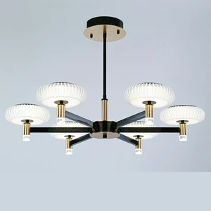 Modern Black Acrylic Branch Chandelier for Living Room Bedroom New Design Hotel Apartment Lighting Fixture Middle Sized Lamp