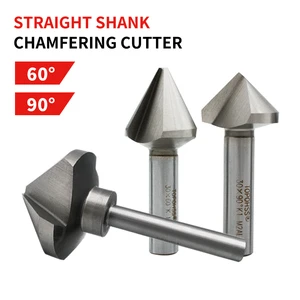 90° 3/1 Flute Countersink Drill Bit Chamfering Cutter 6.3-16mm Tapered Hole Machining Tool for CNC Metal Beveling