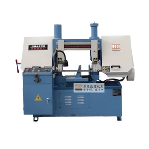Double-Cylinder Vertical Column Metal Cutting Sawing Machine GB4230 Factory Supply Semi-Automatic Hydraulic Band Motor Manual