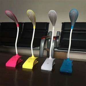 Rechargeable LED Clip Light & Book Lamp with Touch Control Dimmable 1200K-6000K DIY for Bedside/Study Desk Reading