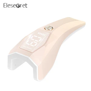 Fast Curing Rechargeable Portable 9W LED UV Nail Dryer & Lamp Cordless Mini Handheld with Plastic Housing for Home Use