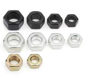 Hot Selling Factory Supply LiDa Brand Stainless Steel Nylon Hex Nuts M2-M16 High Temperature Resistant Flame Zinc Plated