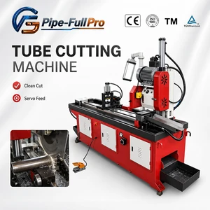 CNC Automatic Tube Cutting Machine PLC Control Hydraulic Feeding 315 Cold Saw for Square Round Pipe