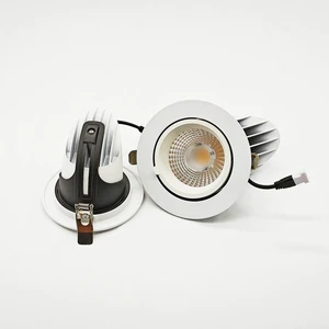 High CRI 90 Recessed Downlight with 90° Tilt | IP20 Rated Commercial Ceiling Light for Shopping Malls Clothing Stores