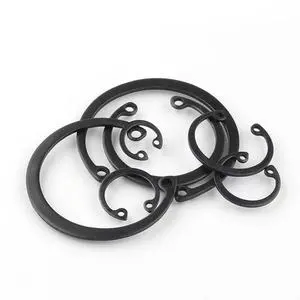 Hot Sale Zinc Plated DIN 472 Internal Circlip, C-Type Elastic Retaining Ring for Bearing Axial Fixing in Gearboxes and Motors