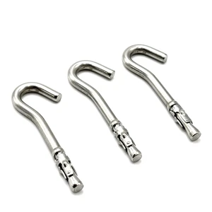 Customization Sleeve Anchors With Ceiling Hook Bolt Expansion Concrete Wall Anchor With Open Hook