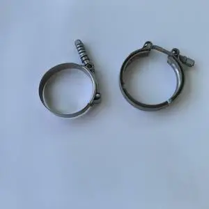 Worm Gear T Bolt Clamp (Steel/Stainless Steel +/-0.002~+0.005mm Tolerance) for Automotive & Industrial Use