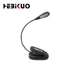 HEBIKUO PD13 Folding Music Stand Light Clip Led Book Reading Light