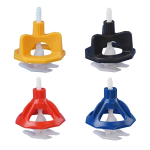 Spin Doctor Tile Leveling System Clips For Floor Wall Tiling Rotated Style Self-Leveling Tile Cross Plastic 3mm