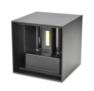 Modern Square Surface Wall Light 6W 8W 10W LED Aluminum and Stainless Steel Base up Down Beam Angle IP65 Garden Wall Lamps