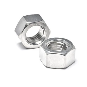 HANJIE Customizable Stainless Steel Hex Nuts M2 M4 M6 DIN934 Metric Size Supported