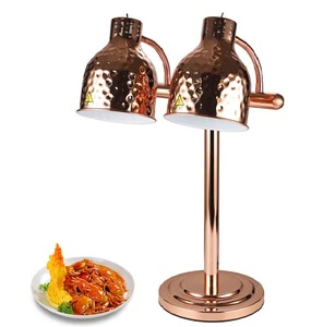 Best Selling Hotel Serving Electric Stainless Steel Hammer Shape Food Warmer Lamp Heat Lamp for Restaurant hotel Buffet