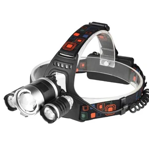 Hot Selling Outdoor Camping Lighting Tools, Rechargeable Head Mounted Variable Focus Headlights