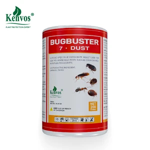 Kenvos Insecticide Carbaryl 85% 75% WP BUGBUSTER 7 DUST For Pest Control In Agriculture Public Hygiene