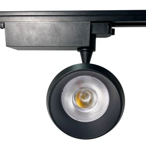 Indoor Suspended Ra 80 AC110V AC220V Aluminum Track Lights 2/3/4 Wires Surface Mounted Led Track Rail System for Supermarket