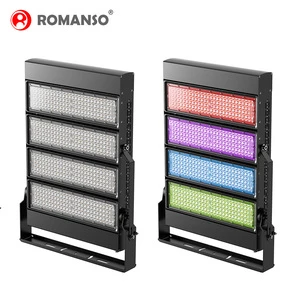 ROMANSO 200W 300W 1000W 1200W Outdoor RGB Flood Light LED Stadium