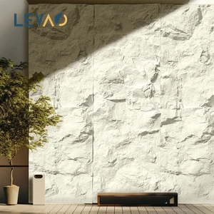 Direct Factory Price Modern Outdoor Waterproof PU Foam Faux Stone Wall Panel Fireproof Polyurethane Artificial Stone for Hotel