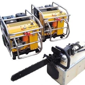 DECKWELL DS12 Light Weight Powerful Hydraulic Diamond Chain Saw with Stainless Steel for Concrete/Asphalt/Hard Rock Cutting