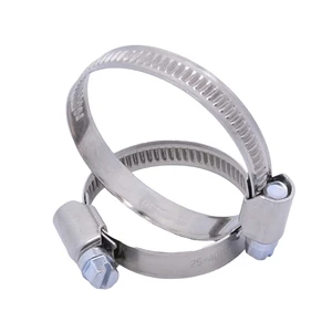 Quick Release Clamp for Metric Pipes. Easy to Connect. Stainless Steel Pipe Clamps with Plain Surface