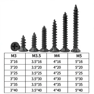 China Manufacturer M1-M6 Self Tapping Screws Stainless Steel Furniture Fastener
