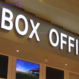 High Quality Outdoor Indoor Advertising Illuminated Light Led Letter Business Store Front Sign 3D Acrylic Light up