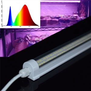 Fruit Meaty Household Farming IP65 T8 Plant Tube Waterproof 4000k Nature White 660nm Full Spectrum LOGO Chip Led Grow Lights