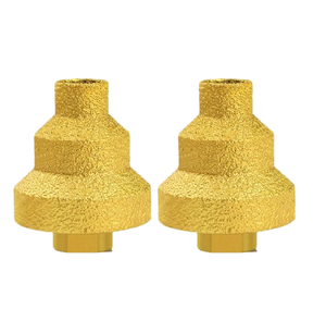 Pinnacle M10/M14 Diamond Chamfer Stepped Cone Drill Bits for Masonry Drilling Holes Ceramic Marble Granite