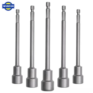 Extended Strong Magnetic 150mm Pneumatic Socket Bit for Electric Drill Screwdriver External Hexagonal Model 11 Electrophoresis