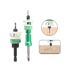 New Countersink Drill Bit with Stopper Set Woodworking Step Bit Install Screws Hole Drilling Tools Taper Drill