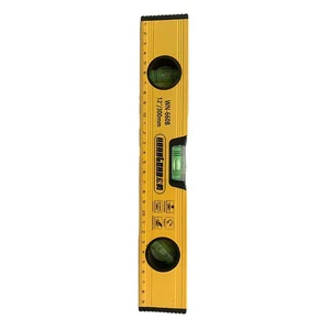 YJ-AL66B High Accuracy Spirit Bubble Level Ruler 30cm Magnetic Spirit Level