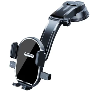 Universal Phone Holder, Car Phone Mount, Desktop Phone Stand, Suction Cup Mount for Auto Glass & Center Console, Retractable