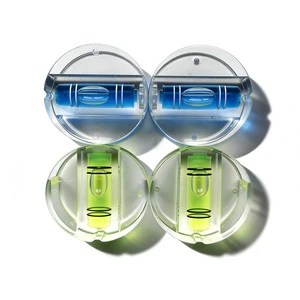 High Precision 36x17Mm Acrylic Bubble Level Factory Price Outdoor Plastic Level Measuring Instrument