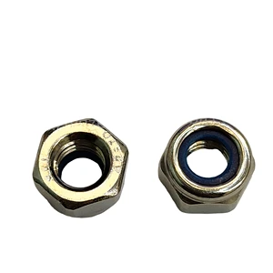304 stainless steel flat head M6 Auto lock nuts