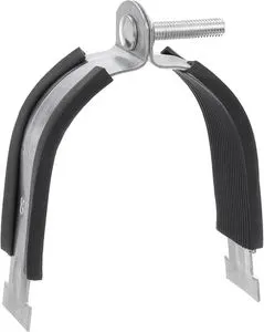 Heavy-Duty Adjustable Rubber Pipe Clamp Bracket for Supporting Various Sizes of Pipes