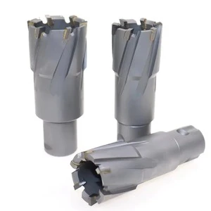 High Hardness TCT Alloy Steel Hollow Drill Bit, Fast Cutting Carbide Annular Cutter for Magnetic Drilling Machine
