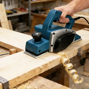 Oem Kq-8201 Wood Planer 650w Portable Hand Planer High Power Woodworking Planing Machine 220v For Wooden Material Trimming
